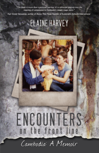 Encounters on the Front Line book cover by Elaine Harvey