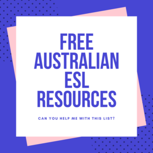 Free Australian ESL Resources