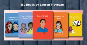 Pictures of ESL Reads covers