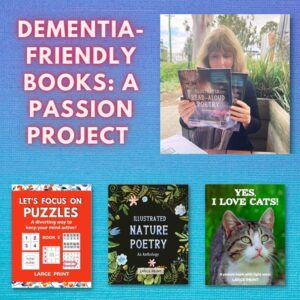 Covers of Dementia-friendly titles from Unforgettable Notes